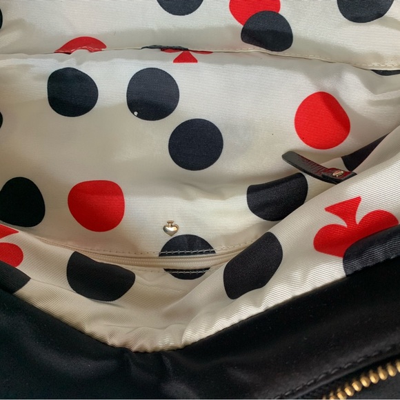 Kate Spade New York Small Shoulder Black Nylon & Leather Handbag - Picture 11 of 13